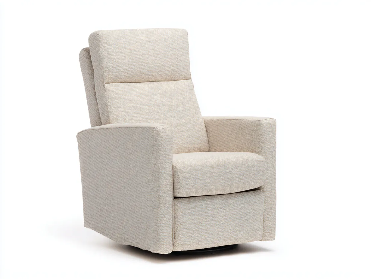Fauteuil relax-tissu-94x90x102 cm-Beige-style détente moderne-Nookuphut
