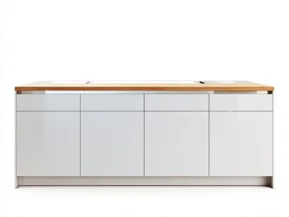 Commode-bois-MDF-184x47x87 cm-Blanc-Bois-style moderne-Nookuphut