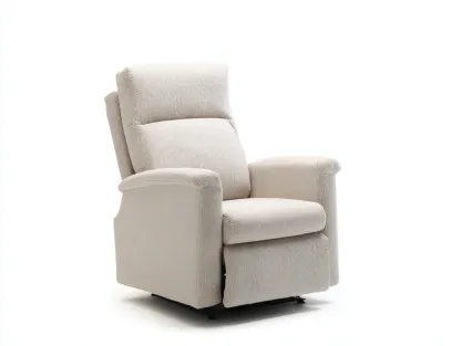 Fauteuil relax-tissu-96x92x104 cm-Beige-style confort contemporain-Nookuphut
