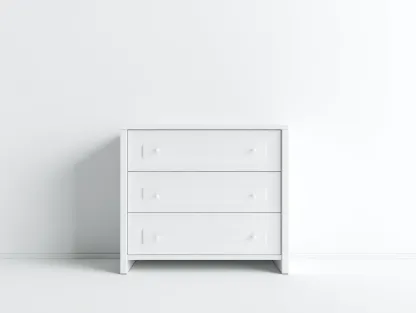 Commode-bois-MDF-82x41x79 cm-Blanc-style contemporain-Nookuphut