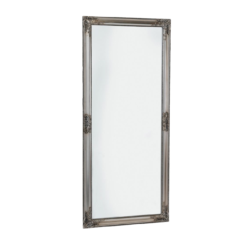 Espejo de pared rectangular con marco decorativo clásico-brianpetty.shop