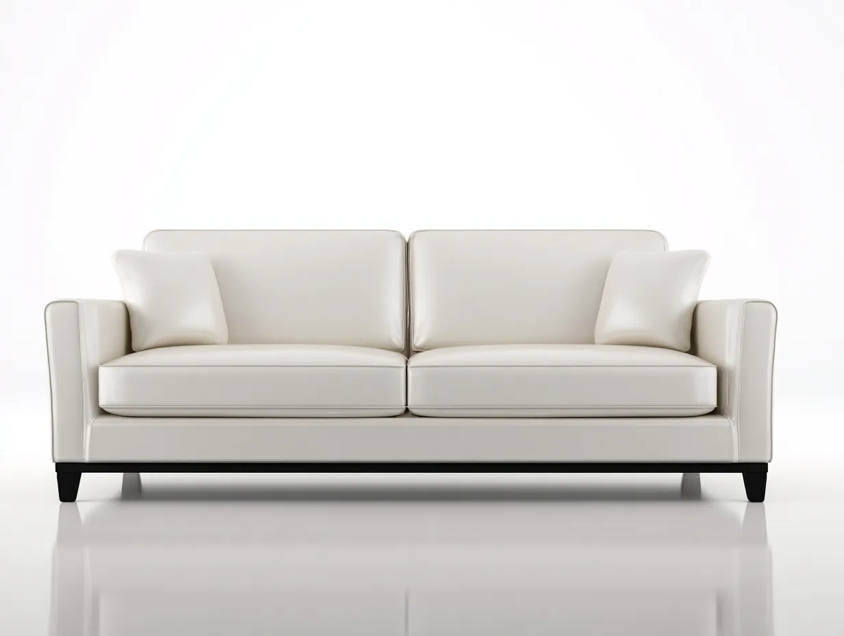 2 Seater Sofa modern indoor seating white