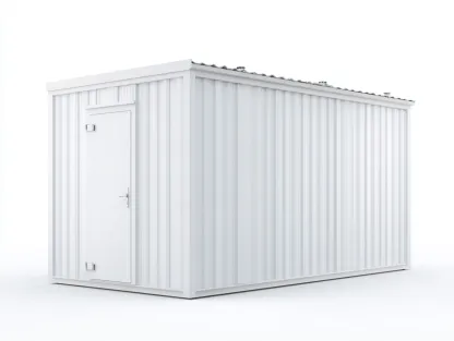 Storage Shed metal 180×120×180 cm white for outdoor storage