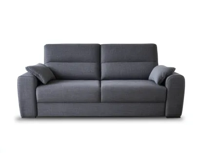 2 Seater Sofa modern indoor seating dark grey