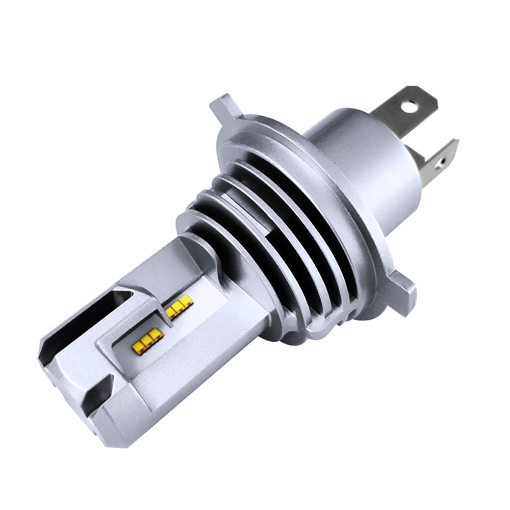M3 Classical Design LED Headlight Bulb 25W 4200LM | Plug & Play Halogen Size | Imported ZES Chips 6500K Cool White H1 H4 H7 H11 HB3 HB4 9012 (2-Pack)