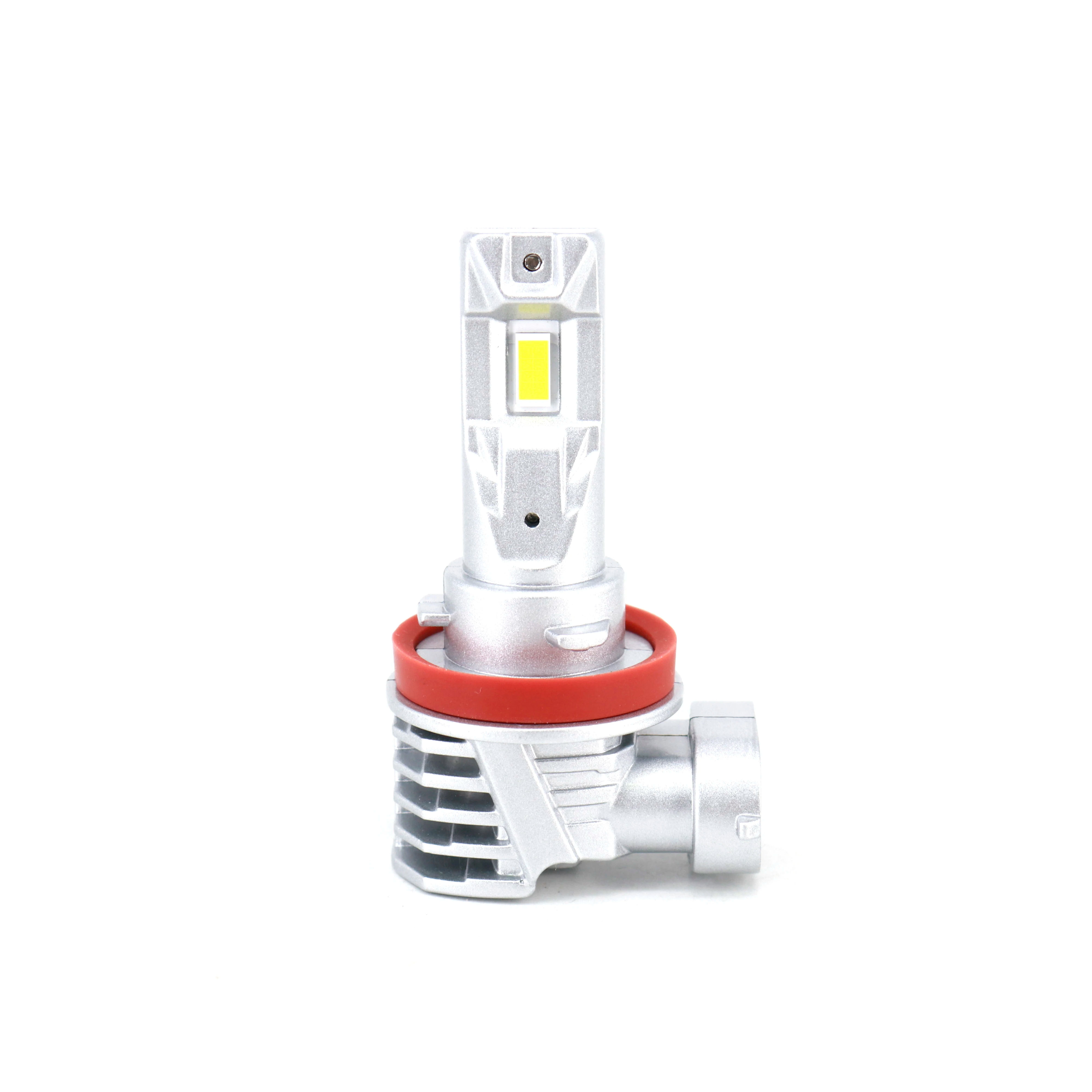 M6 Liquid-Cooled LED Headlight Bulb 27W 6000LM | 360° Beam Angle | Patented Copper Tube Cooling | 1mm Ultra-thin Substrate | 6500K White H7 H11 9005 9006 9012 (2-Pack)