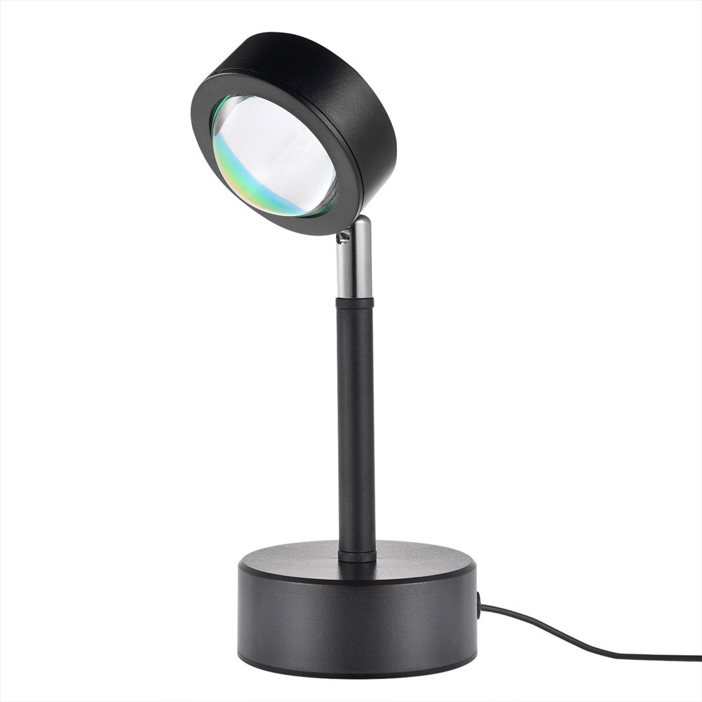Portable Sunset Projection Lamp Night Light - Romantic Ambient Lighting for Bedroom, Party, Photography & Gift