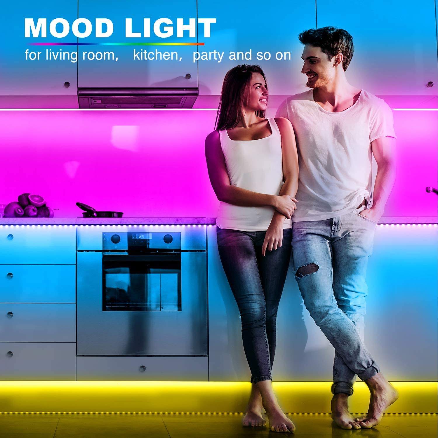 RGBIC floor lamp music sync for gaming room decor