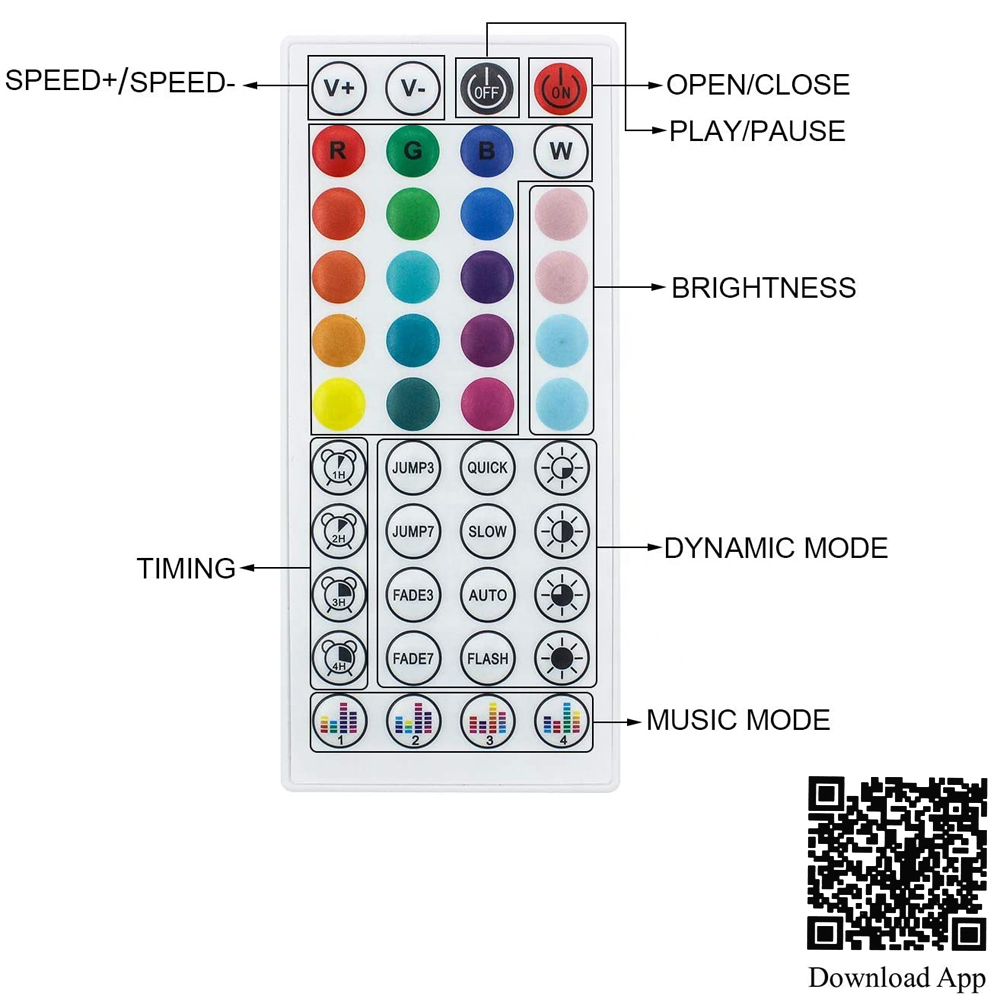 RGBIC Corner Floor Lamp, Magical Color Changing LED Mood Lighting with Music Sync, Smart APP & Remote Control Minimalist Modern Floor Lamp for Gaming Room, Bedroom, Living Room