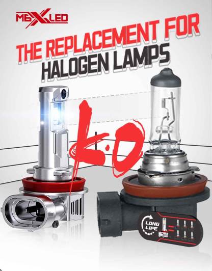 M6X Fanless LED Headlight Bulb 21W 5000LM | 1:1 Halogen Size | Custom-made 5530 Chip | Pure Copper PCB | Universal H1 H4 H7 H11 9005 9012 (2-Pack)