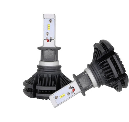 X3 DIY Multi-Color LED Headlight Bulb 22W 3400LM | 4-Color Temperature Films Included | Lumileds Luxeon ZES Chips | 360° Adjustable Beam | Aviation Aluminum 6063 (2-Pack)
