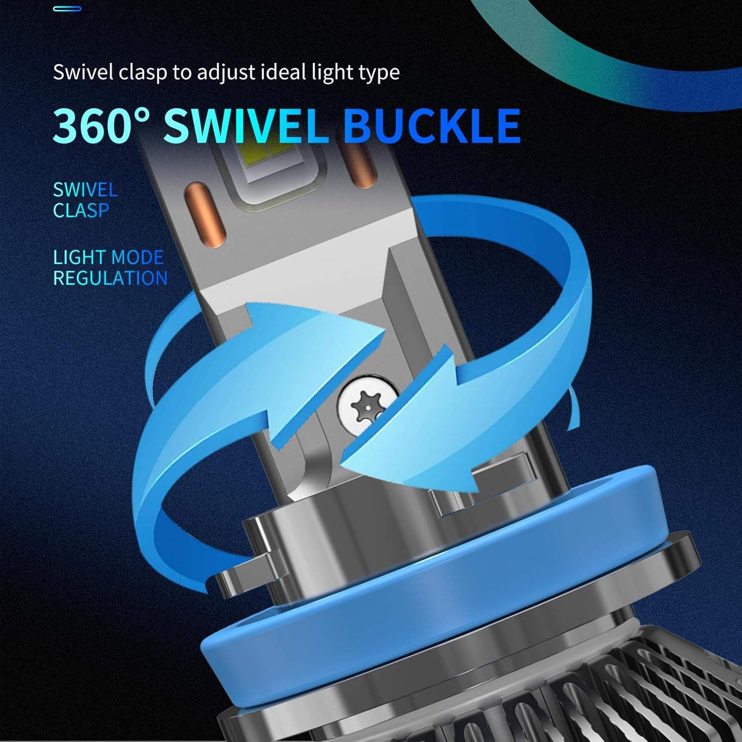 Super Bright H4 H11 LED Headlight Bulbs 6000K White 30000LM 80W