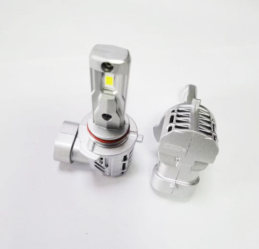 E5 High-Power LED Headlight Bulb 35W 6000LM | 1:1 Halogen Size | Liquid Cooling Copper Tube | Noiseless Fan | 6500K White | Universal Plug & Play (2-Pack)