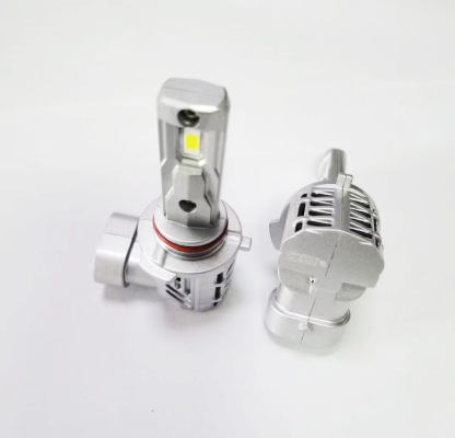 E5 High-Power LED Headlight Bulb 35W 6000LM | 1:1 Halogen Size | Liquid Cooling Copper Tube | Noiseless Fan | 6500K White | Universal Plug & Play (2-Pack)