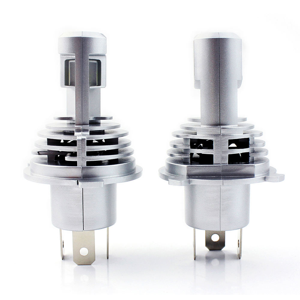 M3 Classical Design LED Headlight Bulb 25W 4200LM | Plug & Play Halogen Size | Imported ZES Chips 6500K Cool White H1 H4 H7 H11 HB3 HB4 9012 (2-Pack)