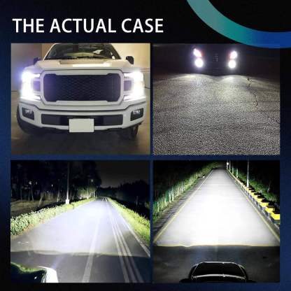 Super Bright H4 H11 LED Headlight Bulbs 6000K White 30000LM 80W