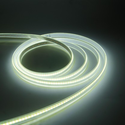 SeaPeak 220V Flexible LED Neon Strip - 100m Continuous Length, 210LEDs/m High Density, IP65 Waterproof UV-Resistant Silicone, 5-Year Warranty (2400K-6000K)