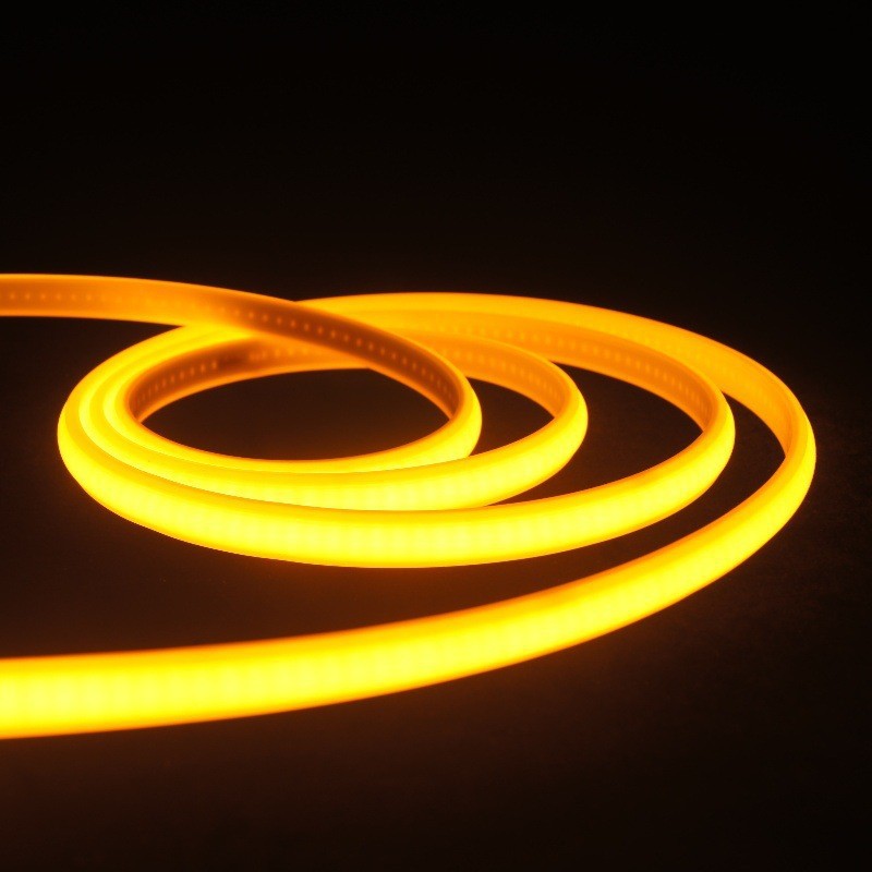 SeaPeak 220V Flexible LED Neon Strip - 100m Continuous Length, 210LEDs/m High Density, IP65 Waterproof UV-Resistant Silicone, 5-Year Warranty (2400K-6000K)