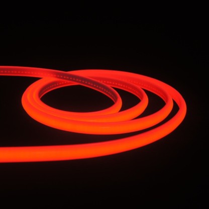 SeaPeak 220V Flexible LED Neon Strip - 100m Continuous Length, 210LEDs/m High Density, IP65 Waterproof UV-Resistant Silicone, 5-Year Warranty (2400K-6000K)