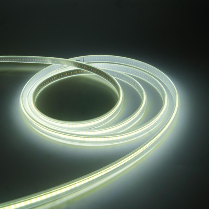 SeaPeak 220V Flexible LED Neon Strip - 100m Continuous Length, 210LEDs/m High Density, IP65 Waterproof UV-Resistant Silicone, 5-Year Warranty (2400K-6000K)
