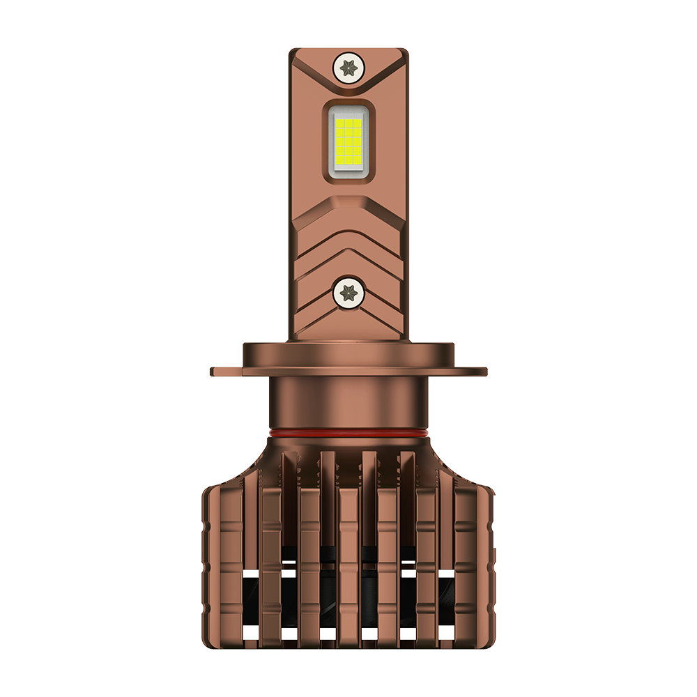 SeaPeak F15A 75W LED Headlight Bulbs - 6500LM 6500K Dual Copper Pipe Cooling - Universal for Cars & Trucks (9V-63V)