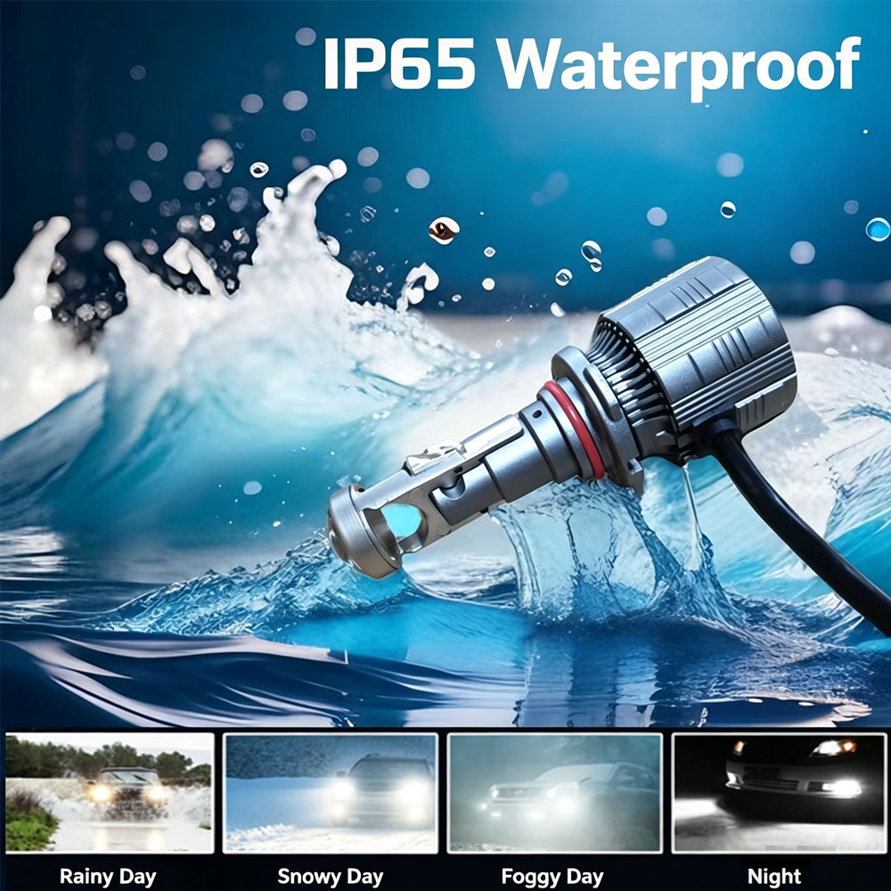 Universal 55W Mini LED Projector Lens Kit | Ultra-Bright Hi/Lo Beam Upgrade | SeaPeak Industry
