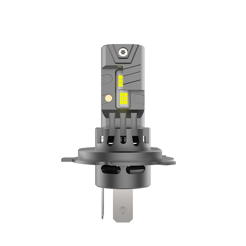Y5C Mini H4 LED Projector Lens Headlight Bulbs - 120W 20000LM 6000K Cool White Plug and Play Retrofit Kit