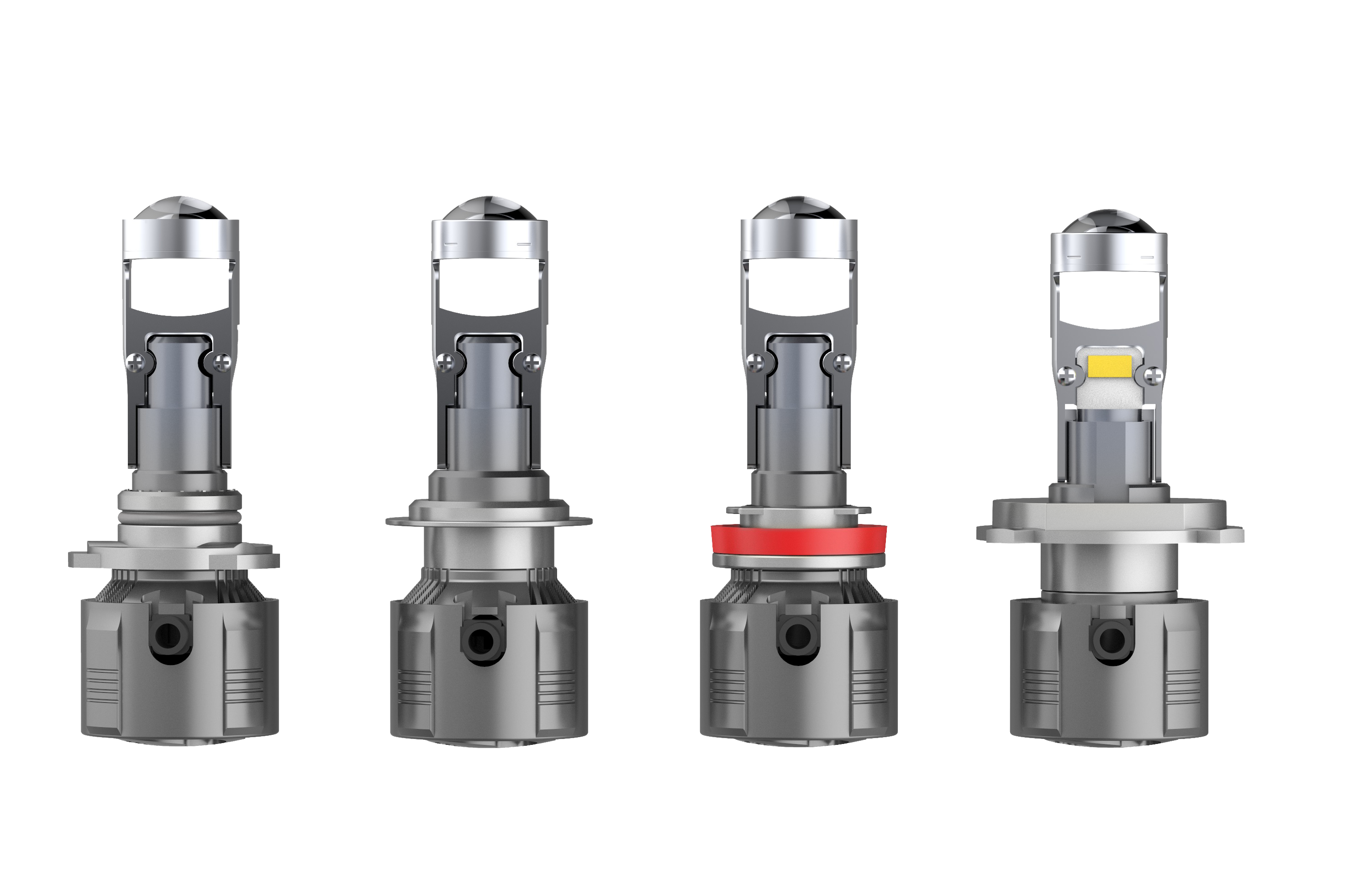 Universal 55W Mini LED Projector Lens Kit | Ultra-Bright Hi/Lo Beam Upgrade | SeaPeak Industry