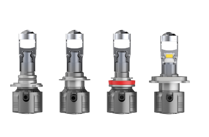 Universal 55W Mini LED Projector Lens Kit | Ultra-Bright Hi/Lo Beam Upgrade | SeaPeak Industry