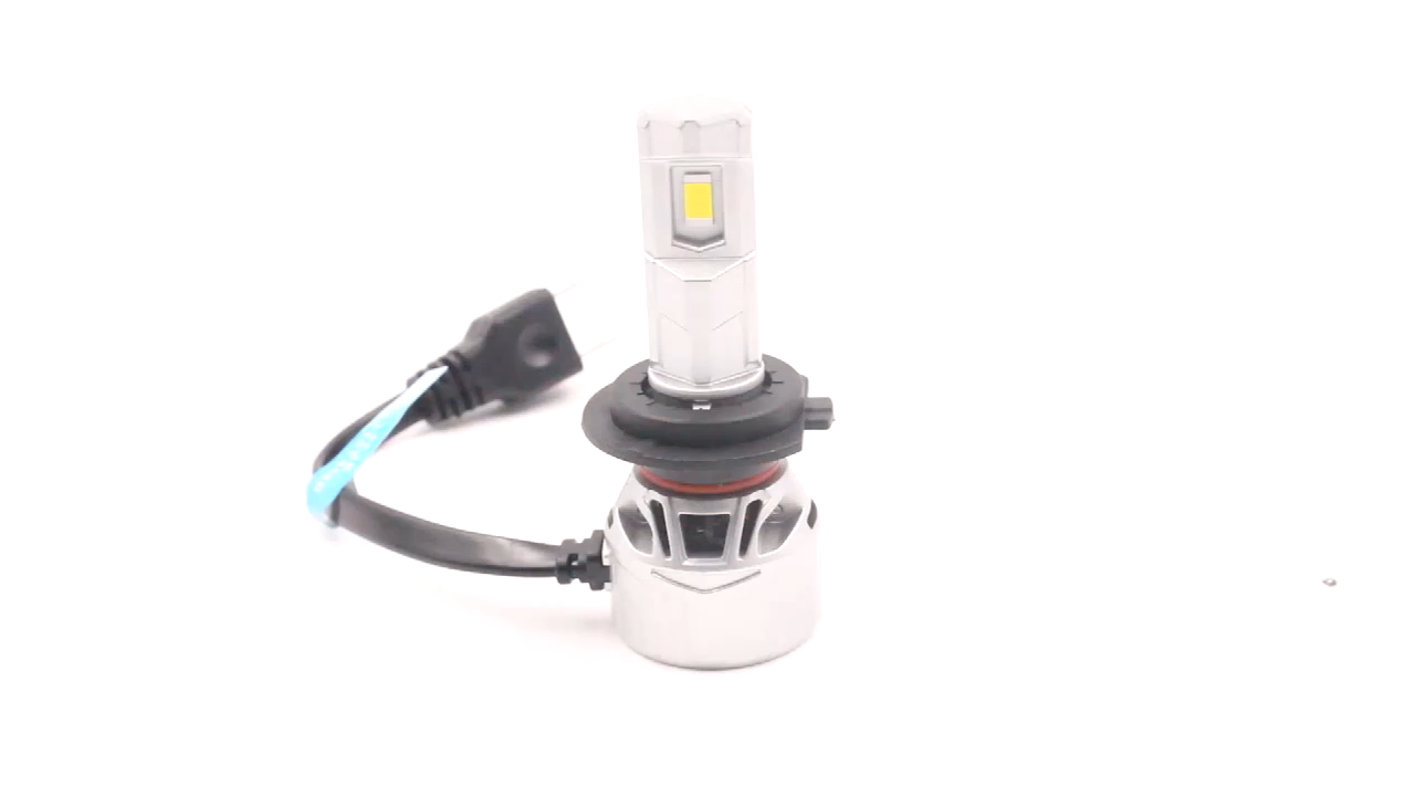 A2 Series Super Bright LED Headlight Bulbs - 9600LM 55W 6500K Cool White, Patented Cooling Technology, Plug & Play All Sizes (H7 H11 9005 9006 H4)