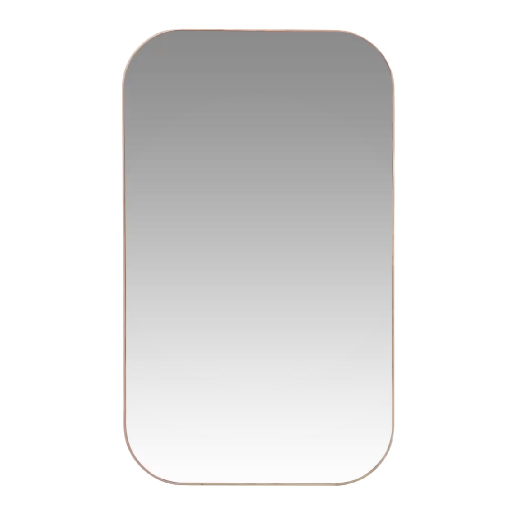 Miroir Rectangulaire avec Bord Doré-caraburton.shop