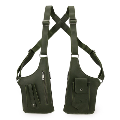 ⏰ Now only 50% off! 🔥Double Shoulder Strap Multi-Pocket Outdoor Anti-Theft Tactical Bag
