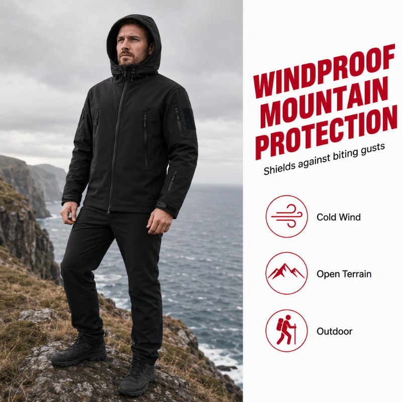 ⏳LAST DAY 50% Off💥 Built for Wind & Rain🌧️Men's Waterproof Insulated Outdoor Jacket