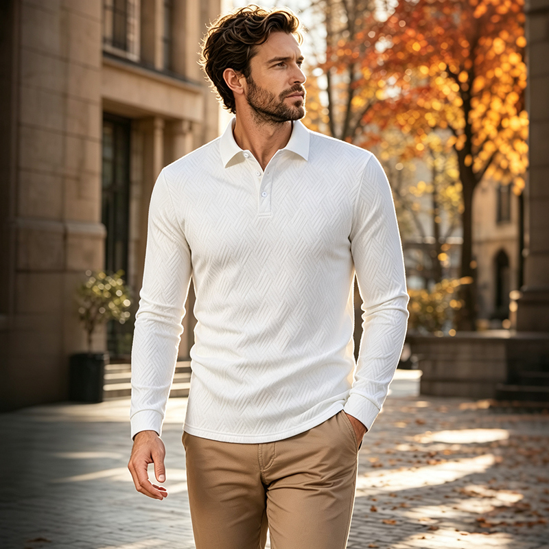 ⏳ Limited Time 50% Off! 💥Men's Textured Long Sleeve Lightweight Sweatshirt✨