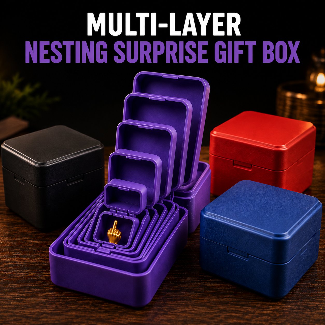 multi layer prank surprise gift box