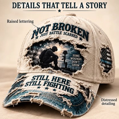 Veteran Mental Health Awareness Printed Baseball Cap