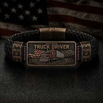 Last Day 50% Off⭐Retired Truck Driver Bracelet