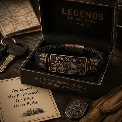Last Day 50% Off⭐Retired Truck Driver Bracelet