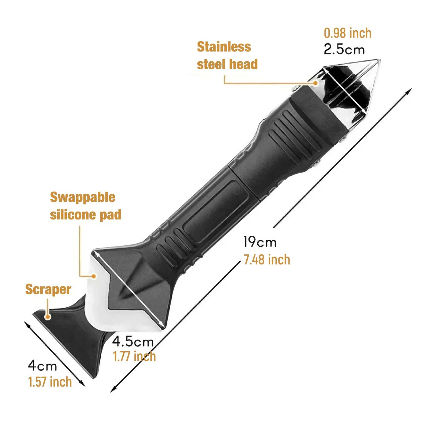 3 In 1 Ultimate Caulking Tool