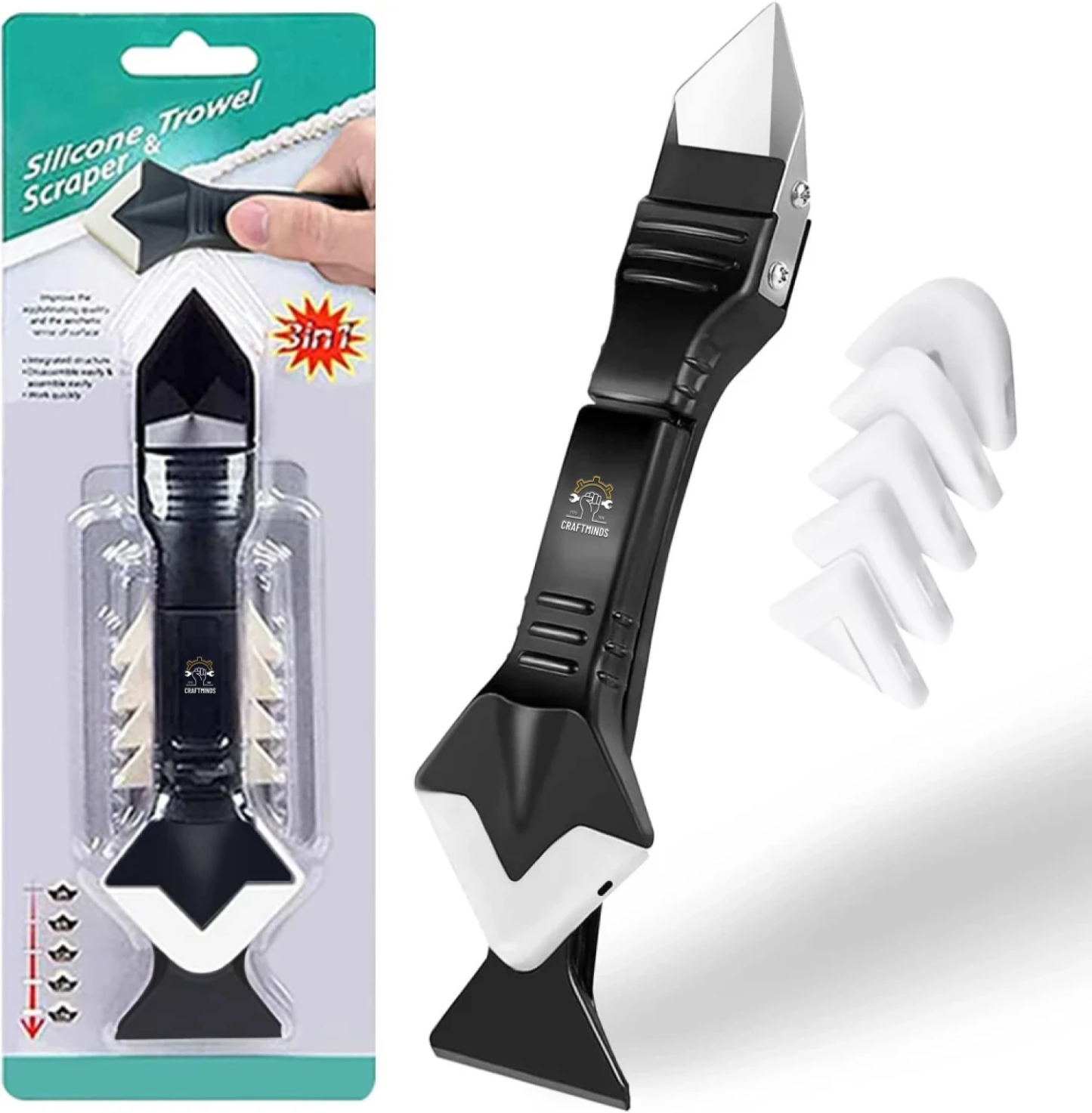 3 In 1 Ultimate Caulking Tool