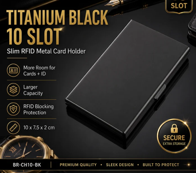 RFID Blocking Metal Card Holder