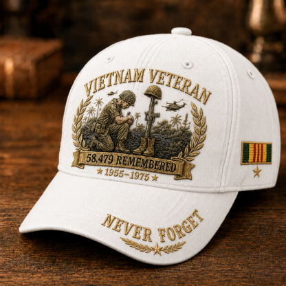 Vietnam Veteran 58,479 Remembered Cap 🎁