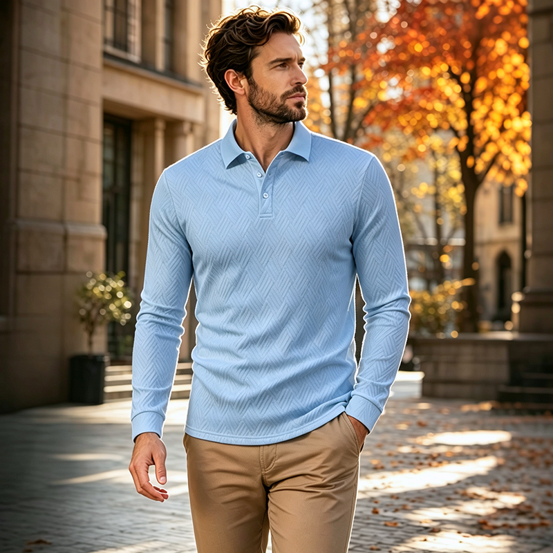 ⏳ Limited Time 50% Off! 💥Men's Textured Long Sleeve Lightweight Sweatshirt✨