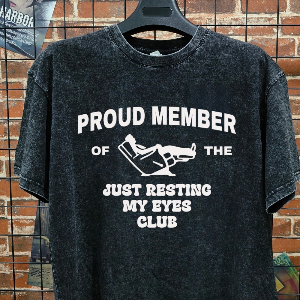 Funny Dad Shirt, Just Resting My Eyes Shirt for Dad Gift for Dad, Funny Fathers Day Shirt