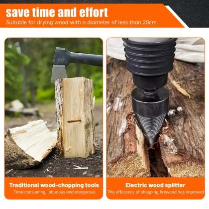 Wood Log Splitter Firewood Drill Bit