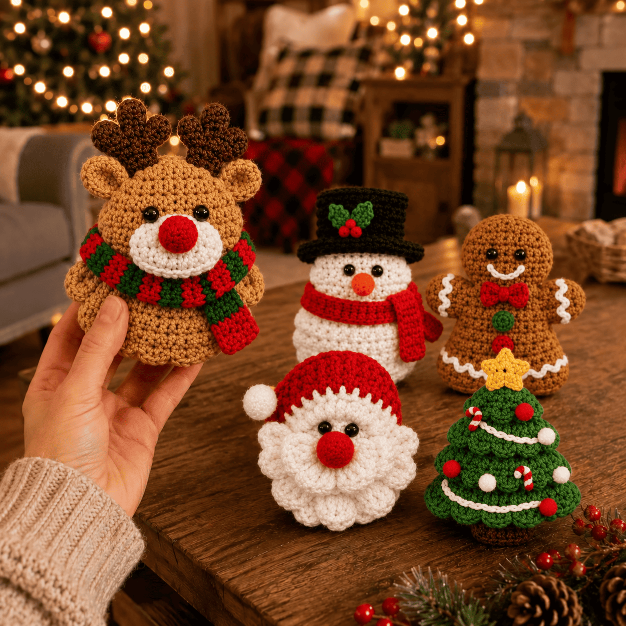 🎄 Handmade Crochet Christmas Ornaments - The Best Christmas Gift