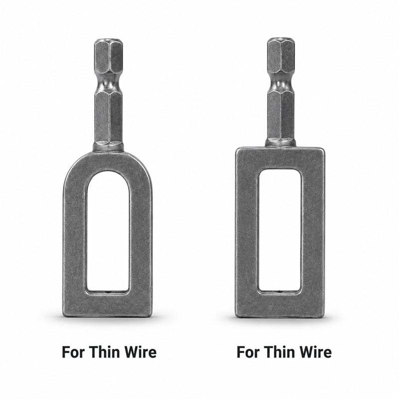 🧰 Steel Wire Twisting Tool for Drill- Fast Tightening & Auto Trimming Wire Twist Attachment