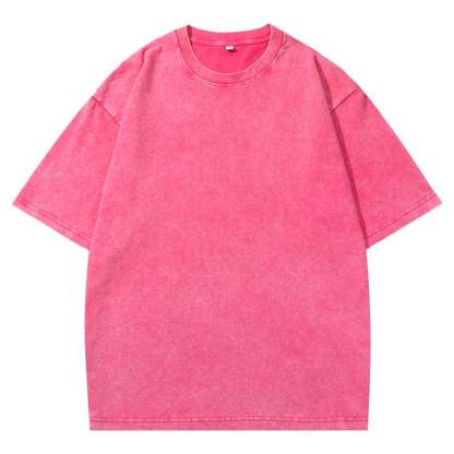 4 Pack Oversized Tshirts for Men Gym Vintage Heavyweight T Shirts Cotton Workout Acid Wash Baggy Tees