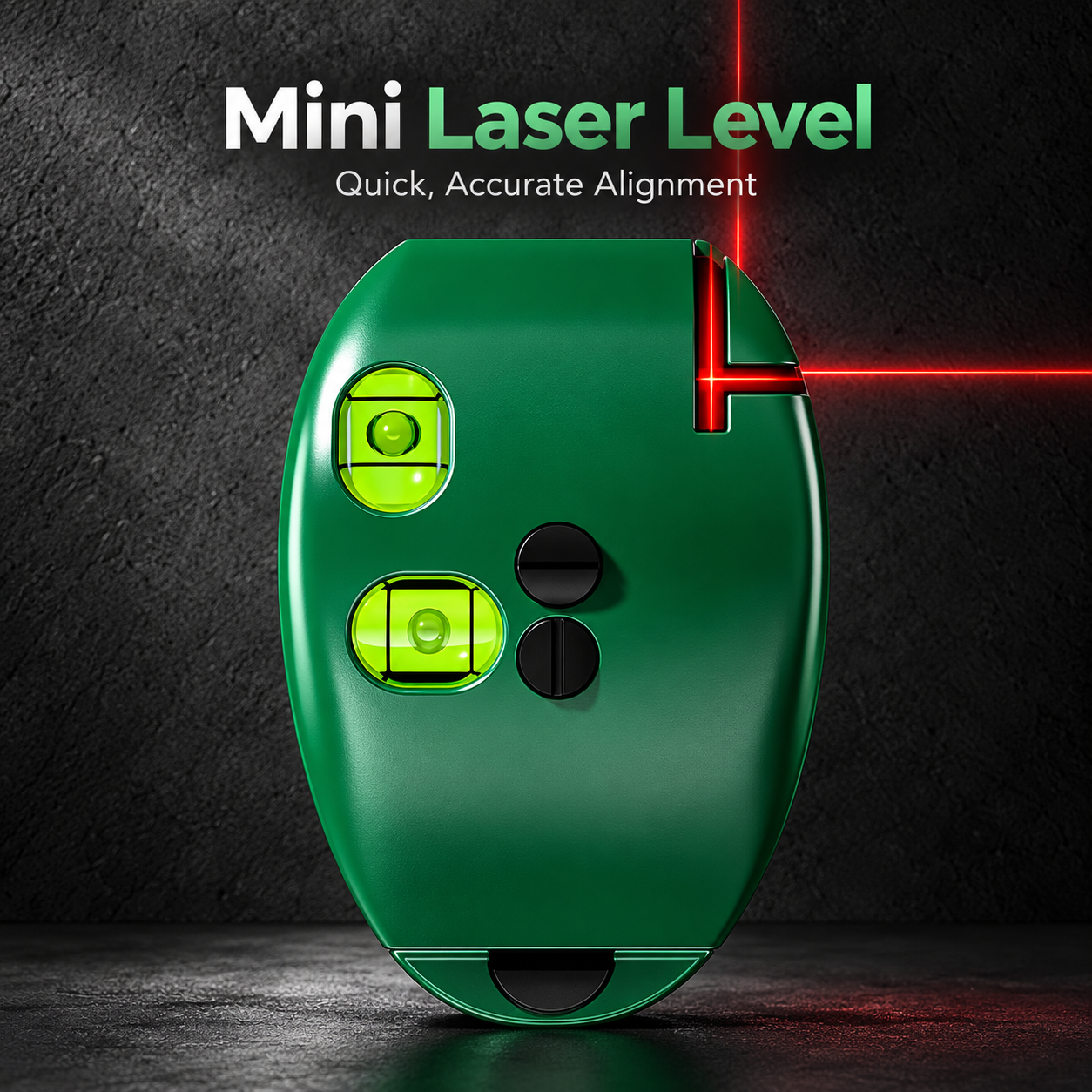 🔴90° Right Angle Laser Level – Infrared Precision Laser Line Tool, Bright Visible Beam, Compact Durable Layout Marker for Tile Laying, Shelf Mounting & Home DIY Projects