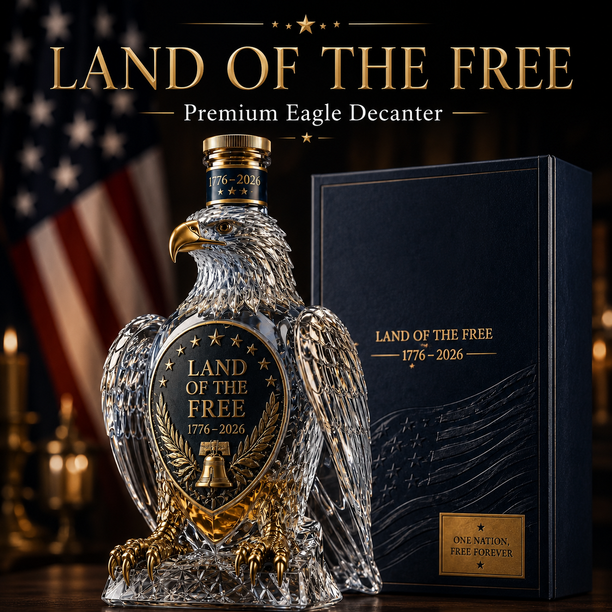 🔥 Flash Sale-60% Off 🦅Hawk Whiskey Bottle -American Commemorative Bottle